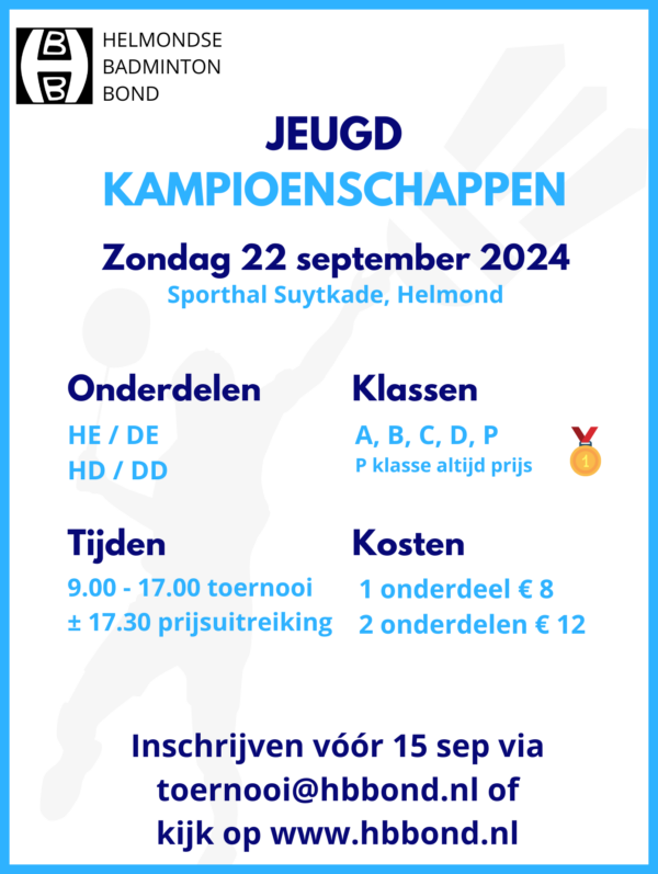 HBB Jeugd Kampioenschappen 2024