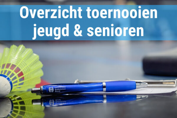 Toernooien jeugd & senioren