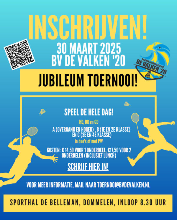 Jubileumtoernooi (senioren) BV de Valken ’20