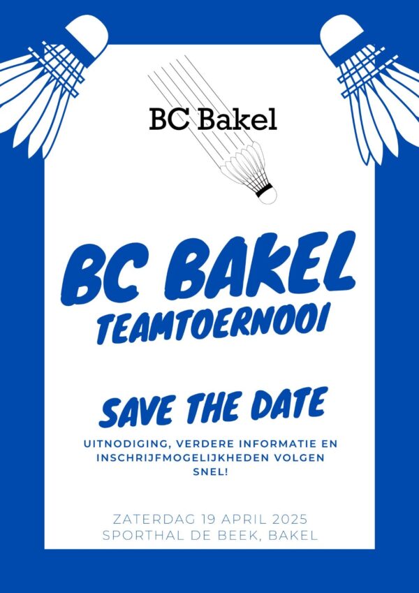 19 april Teamtoernooi Bakel