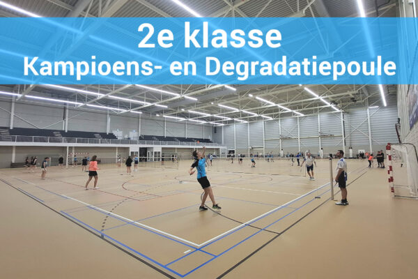 Indeling 2e klasse Kampioens- en Degradatiepoule