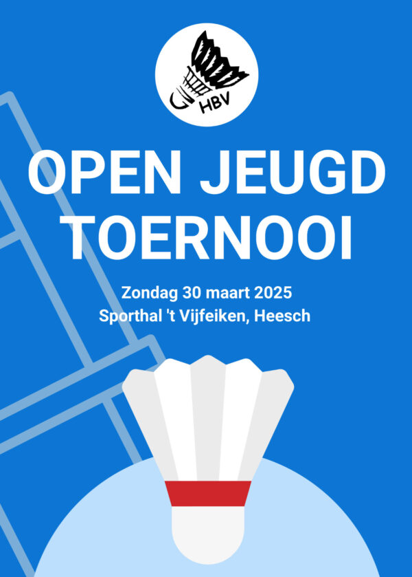 HBV Open Jeugd Toernooi 2025 – Uitnodiging